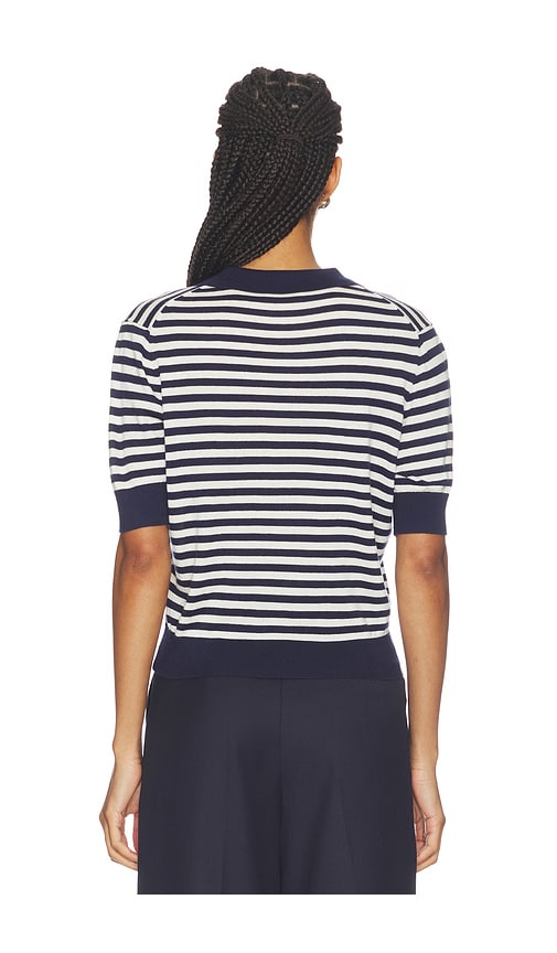 RENGGLI Stripe Knit Polo | Thumbnail 3