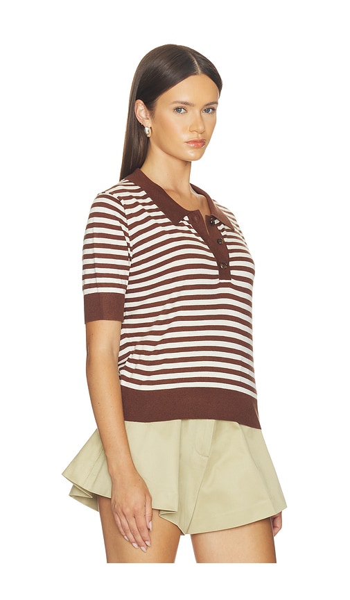 RENGGLI Stripe Knit Polo | Thumbnail 2