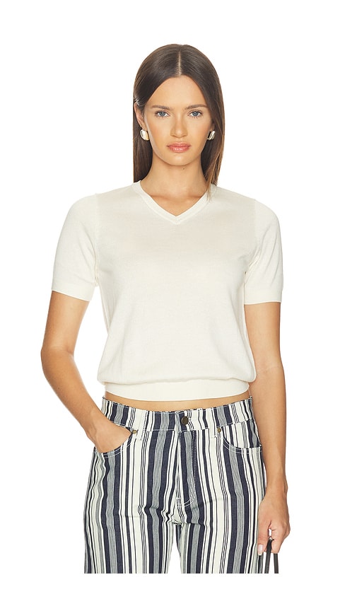 RENGGLI V-neck Knit Tee