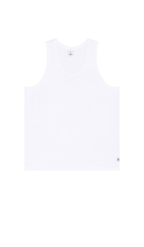 Shop Reigning Champ Lightweight Jersey Tank Top In 白色