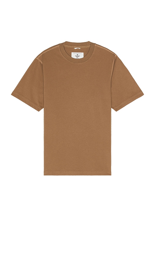 Shop Reigning Champ Midweight Jersey Classic T-shirt In Brown