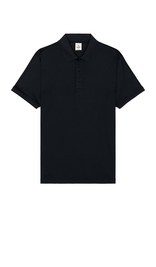 Shop Reigning Champ Tech Pique Playoff Polo In Navy