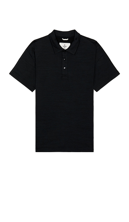 Shop Reigning Champ Solotex Mesh Tiebreak Polo In Black