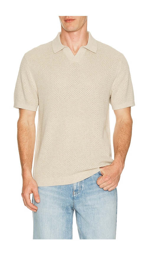 Reigning Champ Cotton Linen Victor Polo