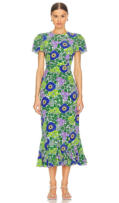 Rhode Lulani Dress in Wisteria Aura Blossom | REVOLVE