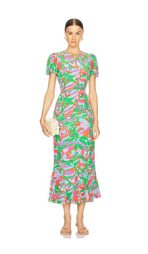 Shop Rhode Lulani Dress In Green