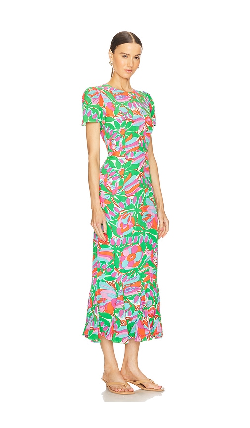 Shop Rhode Lulani Dress In Green