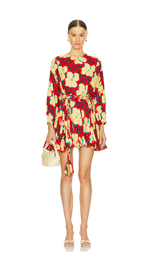 Shop Rhode Ella Dress In Scarlet Martinique Mini