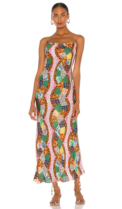 Rhode Jemima Dress in Large Patchwork | REVOLVE