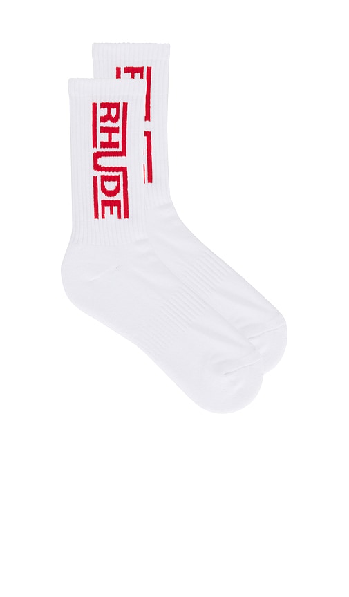 Rhude Champions Logo Sock