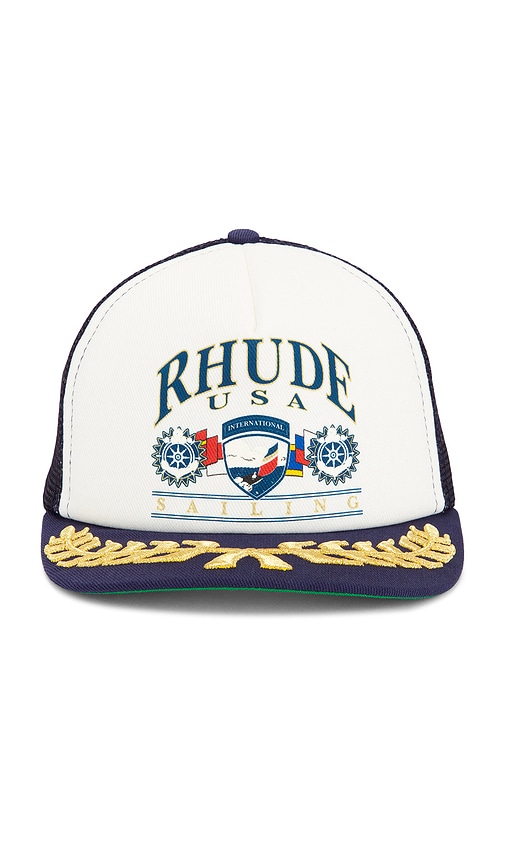 Rhude USA Sailing Icon Trucker Hat