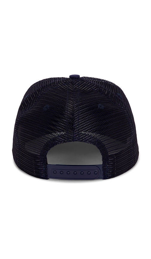 Rhude Usa Sailing Icon Trucker Hat In Blue