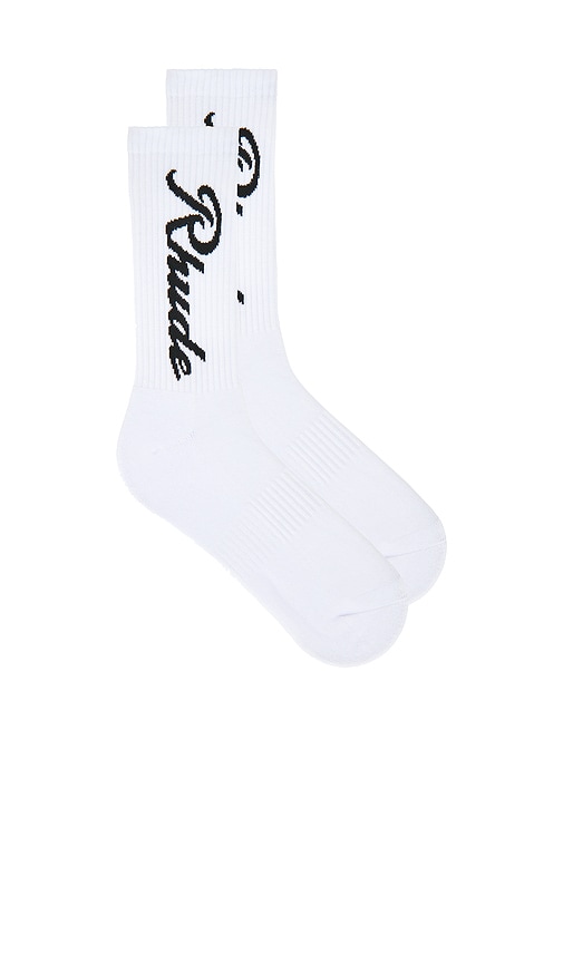 Rhude Destinado Script Socks