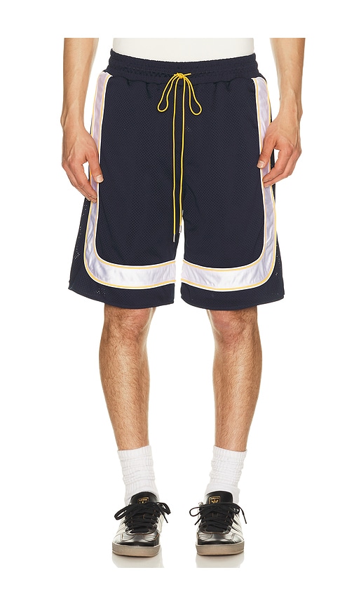 Rhude Mesh Piping Baggy Track Shorts