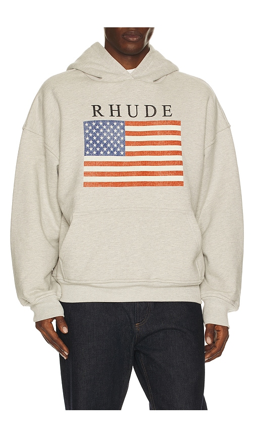 Rhude USA Flag Hoodie