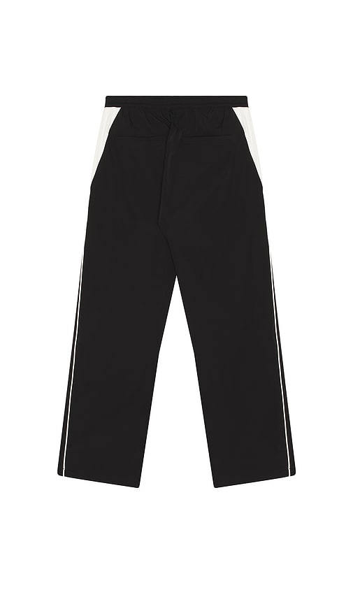 Rhude Color Block Track Pant In Black And White