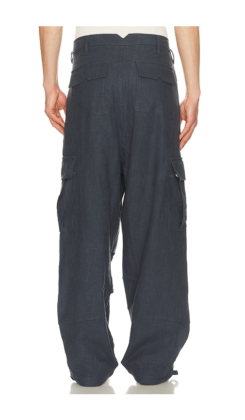  Rhude Baggy-hose Linen In Navy. Größe S. Also In M. 