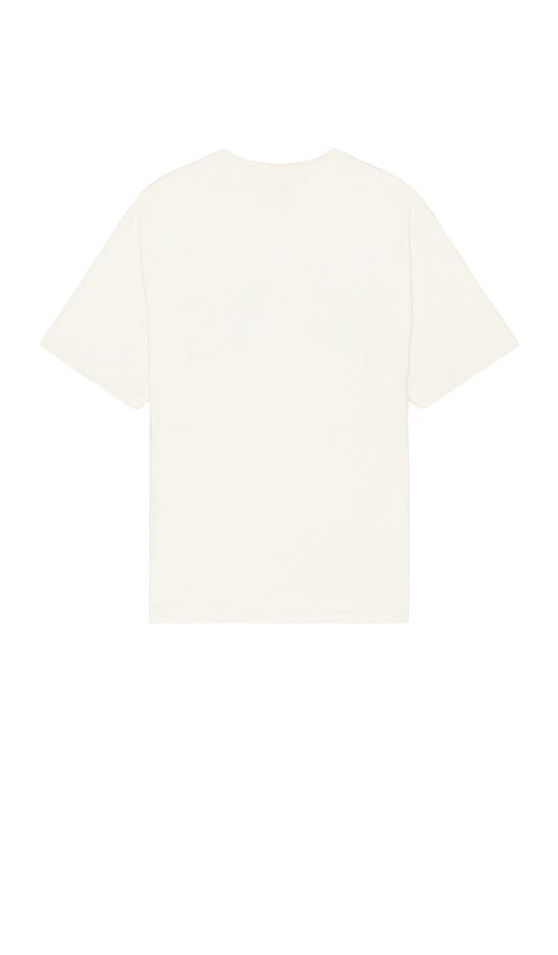 Shop Rhude Chevron Eagle Tee In Cream