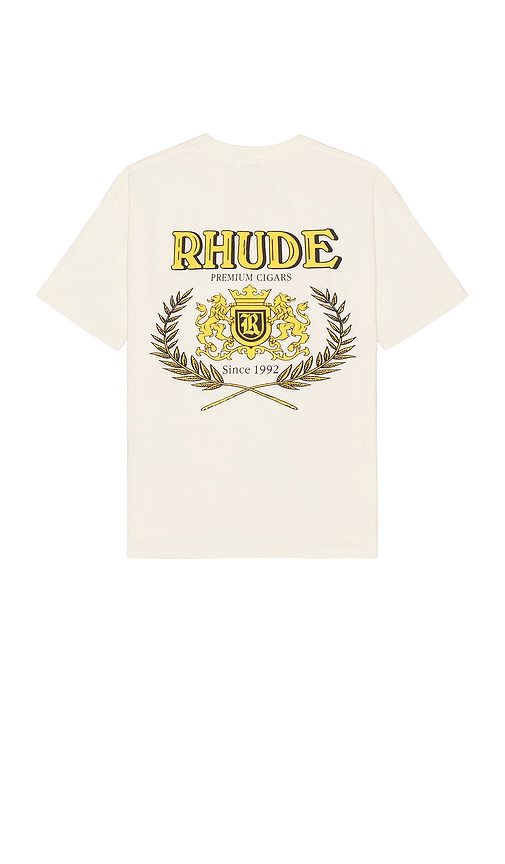 RHUDE CRESTA CIGAR TEE