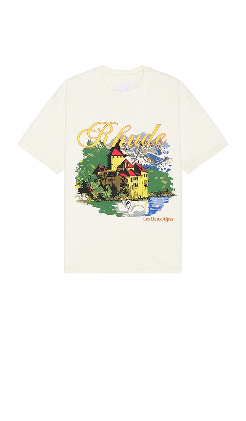 Shop Rhude Chataeu Alpes Tee In White