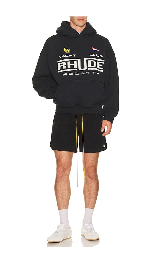  Rhude Badeshorts Classic Logo In Black. Größe S. Also In M, Xl/1x, Xxl/2x. 
