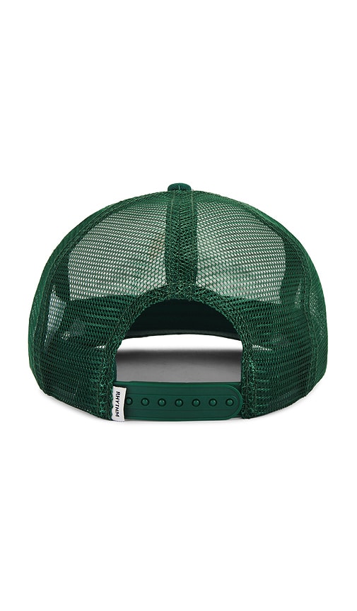 Shop Rhythm Hills Trucker Cap In Dark Green