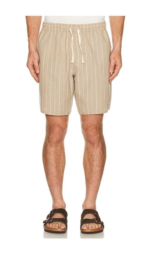 Rhythm Seersucker Stripe Jam Shorts