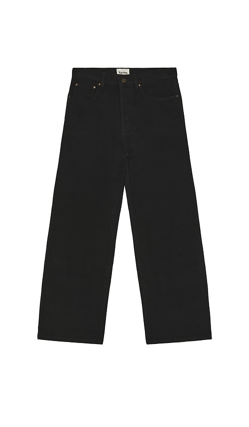 Rhythm Essential Straight Cut Jean In Black