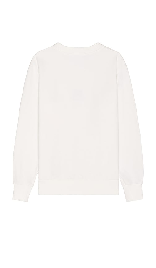 Shop Rhythm Overdyed Terry Crew Sweatshirt In Natural