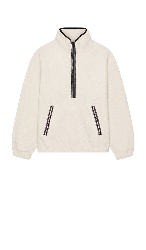 Rhythm Sherpa Pullover In Cream