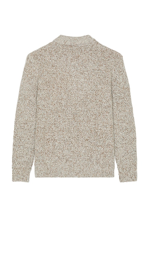Rhythm Kinetic Collared Knit Sweater In Neutral