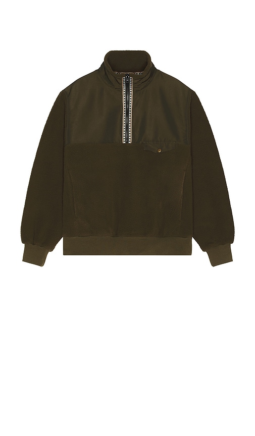 Pfeiffer Sherpa Fleece Pullover in Green. - size L (also in M, S, XL/1X) - Rhythm - Modalova