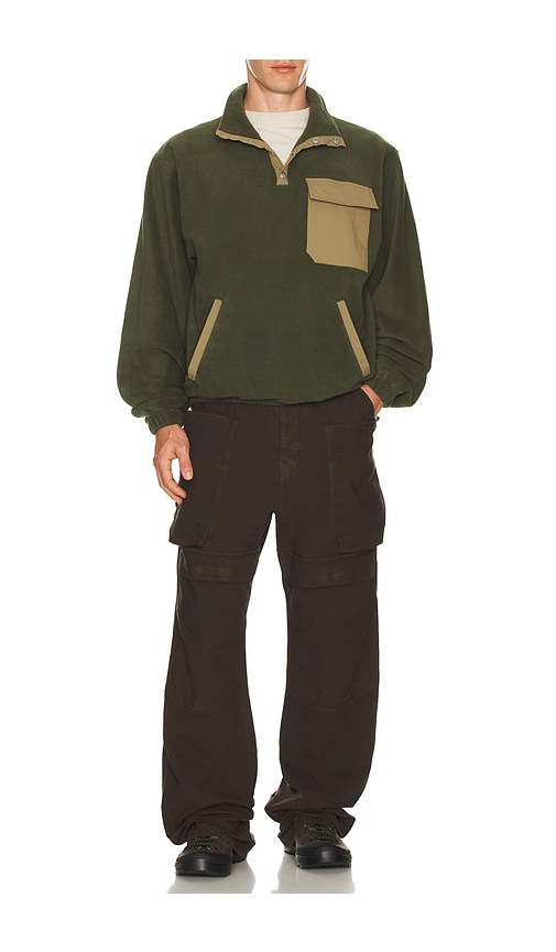  Rhythm Sweatshirt Floresta In Green. Größe S. Also In M, L. 