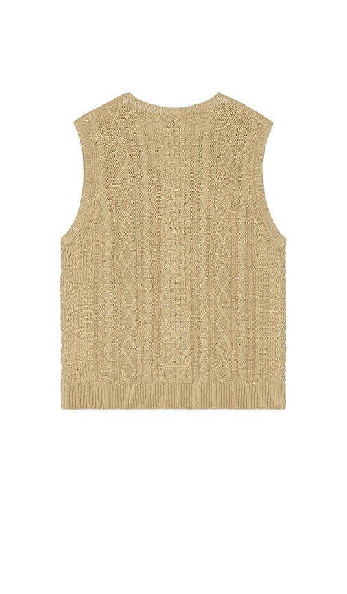 Shop Rhythm Mohair Knit Vest In Latte