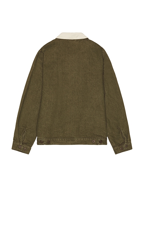 Rhythm Two Tone Jacket In Green