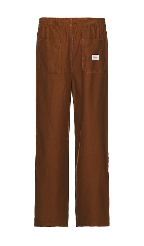 Shop Rhythm Slacker Pant In Coffee