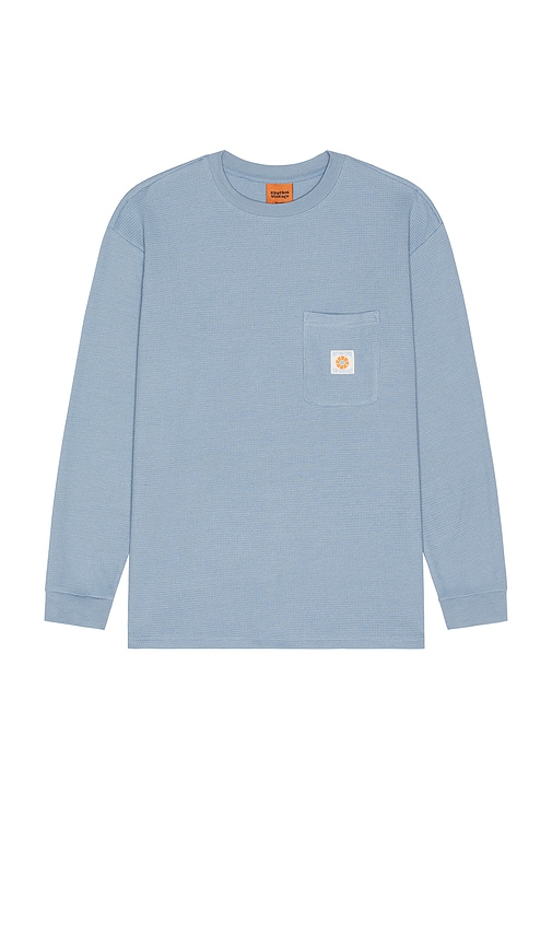 Rhythm Vintage Pocket Long Sleeve Waffle Tee