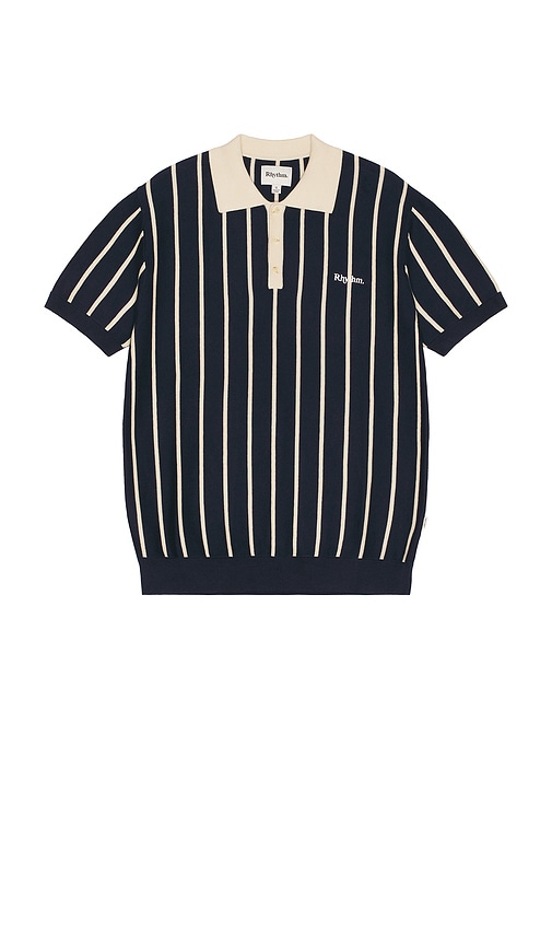 Striped Knit Polo in . - size L (also in M, S, XL/1X) - Rhythm - Modalova