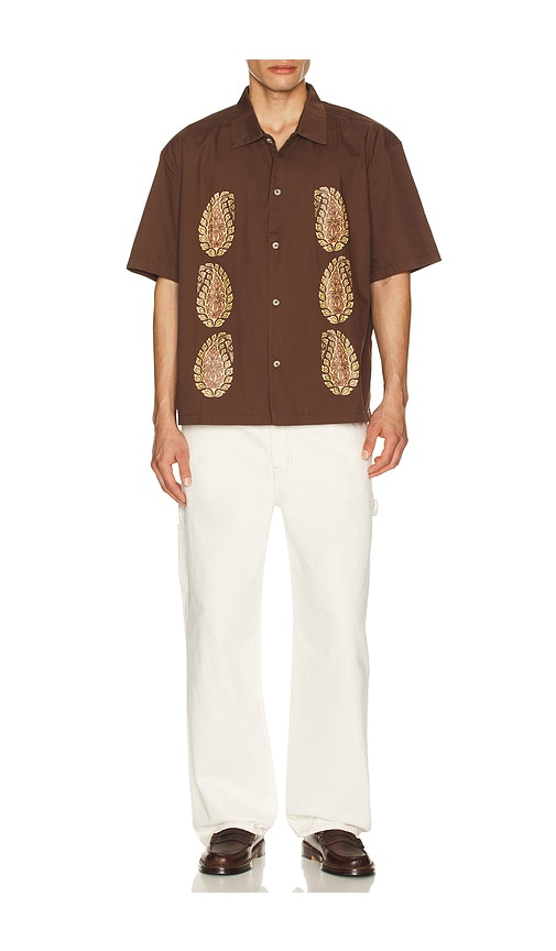  Rhythm Hemd Mirissa In Brown. Größe S. Also In M, L, Xl/1x. 
