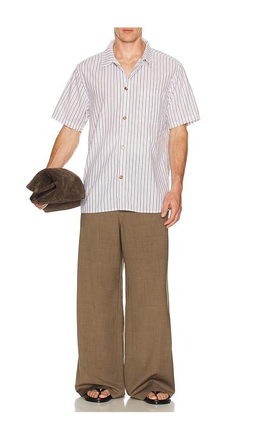  Rhythm Hemd Seersucker In White. Größe S. Also In M, L, Xl/1x. 