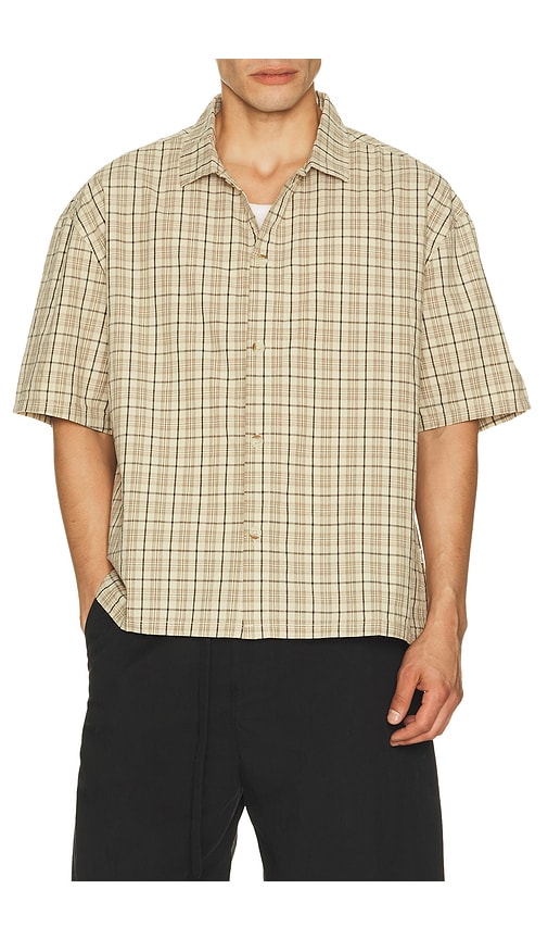 Rhythm CHEMISE LONGREACH RELAXED en Brown. Taille M. Also en S, L, XL/1X.