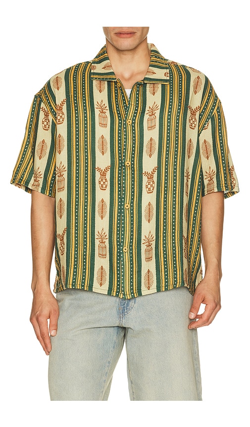 Rhythm CHEMISE PROPAGATE en Green. Taille M. Also en S, L, XL/1X.