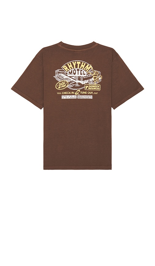 Shop Rhythm Motel Vintage T-shirt In Ë¸œë�¼ìš´