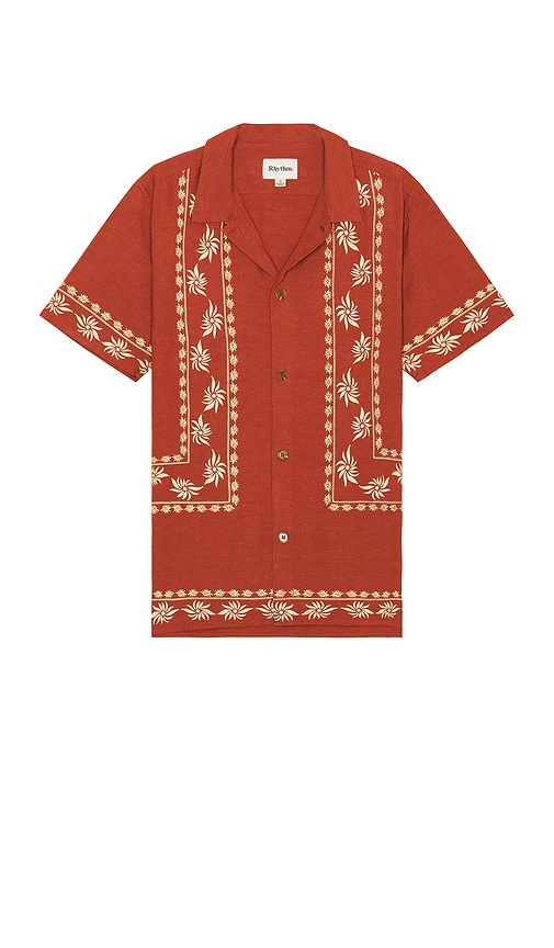 Shop Rhythm Sun Shirt In Rust