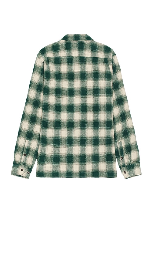 Shop Rhythm Plaid Long Sleeve Flannel In Green