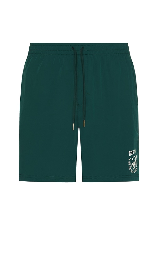 Desert Locals Beach Shorts in Green. - size 34 (also in 30, 32, 33, 36)