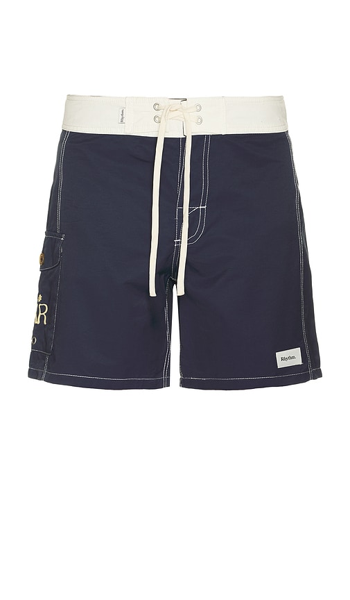 Breakers Block Swimtrunk in Navy. - size 34 (also in 30, 32, 33, 36)