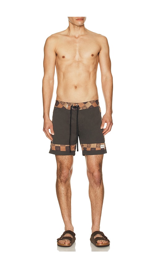  Rhythm Badehose Racket In Black. Größe 30. Also In 32, 33, 34, 36. 
