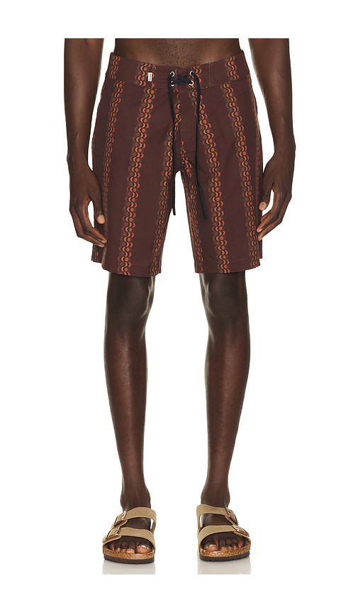 Rhythm SHORT DE BAIN NA en Brown. Taille 34. Also en 30, 32, 33, 36.