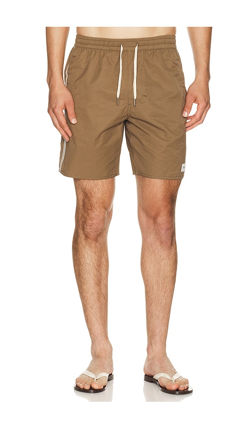 Rhythm Heritage Swim Short en Brown. Taille 36. Also en 30, 32, 34.
